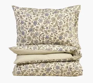 Carvan påslakanset i bomull olivgrön